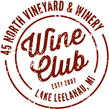 45 North Vineyard & Winery Wine Club logo
